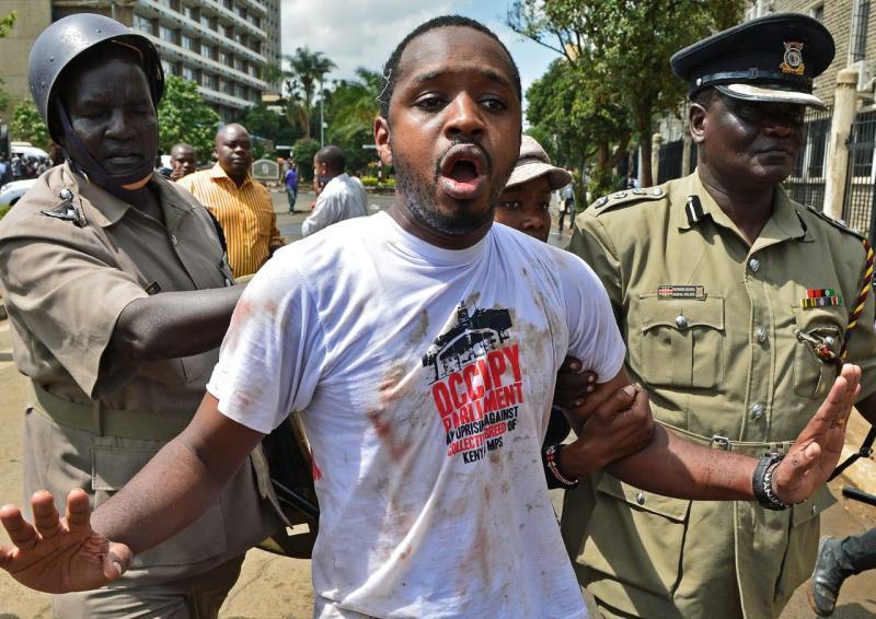 File image of Boniface Mwangi.
